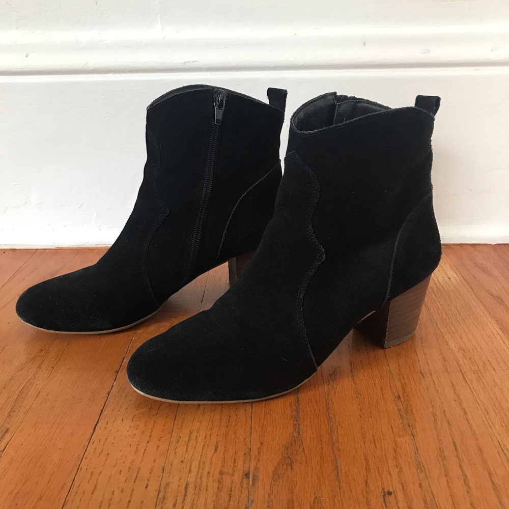 COPY - Steve Madden Black High Heeled Ankle Booties